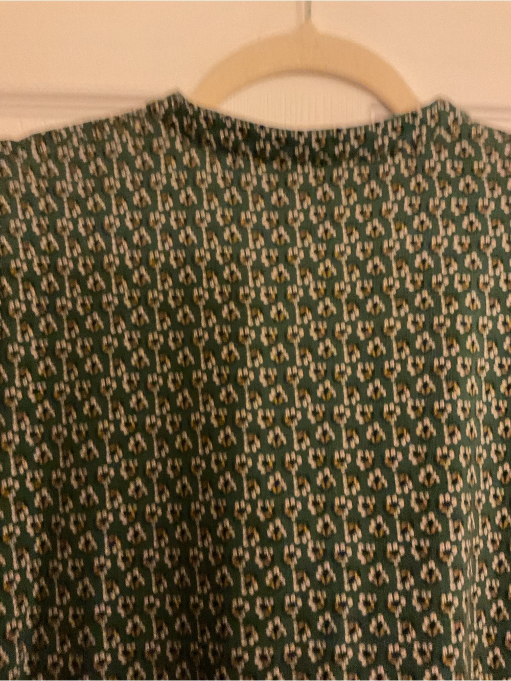 Boden Hunter Green Floral Long Sleeve Tiered Midi Dress US 14R / UK 18R - Picture 9 of 11